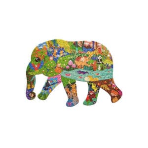 Παζλ "Ελέφαντας" με κοπτικο Μοναδικό παζλ σε σχήμα "ελέφαντας", που θα κάνει τον ελεύθερο σας χρόνο πιο ενδιαφέρον. Κατάλληλο για δώρο! Διαστάσεις: 49x30,5εκ. Κατάλληλο για παιδιά ηλικίας 4+.