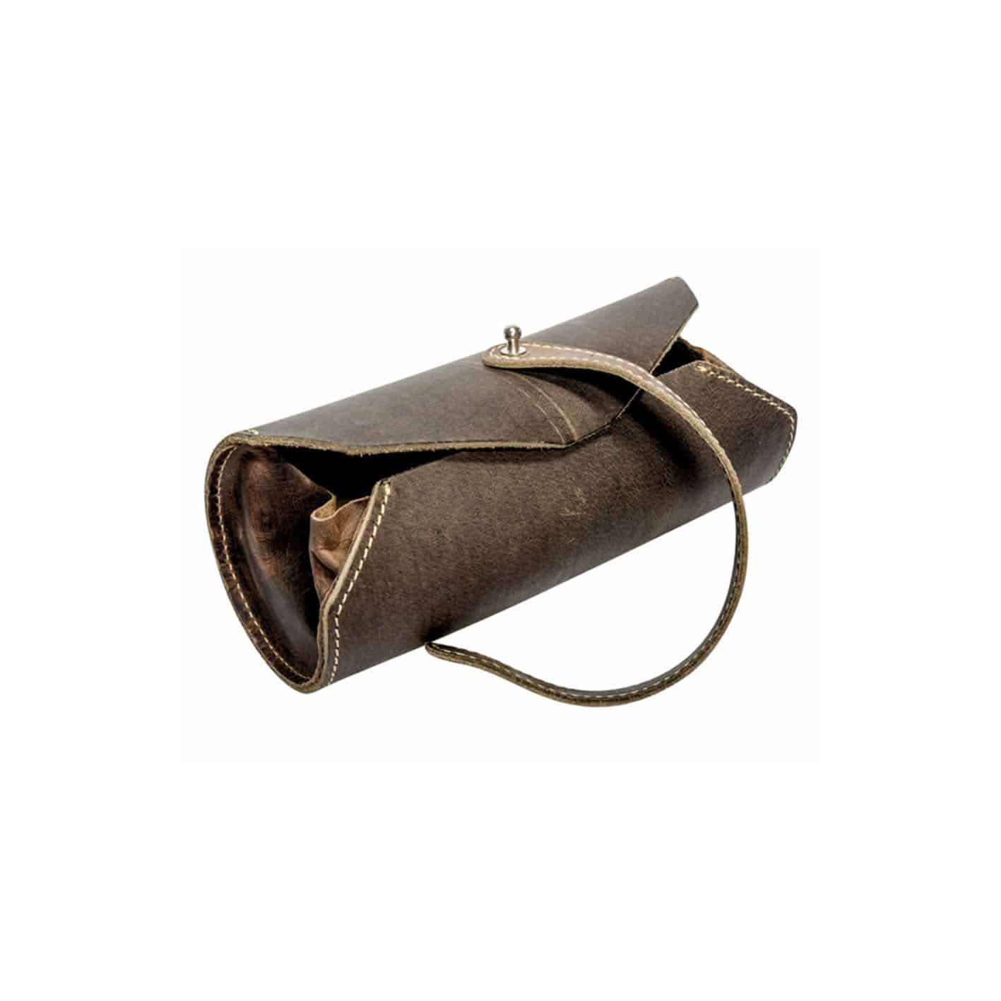 ONLINE ΚΑΣΕΤΙΝΑ (ROLL POUCH) CREATIVE LETTERING VINTAGE LEATHER