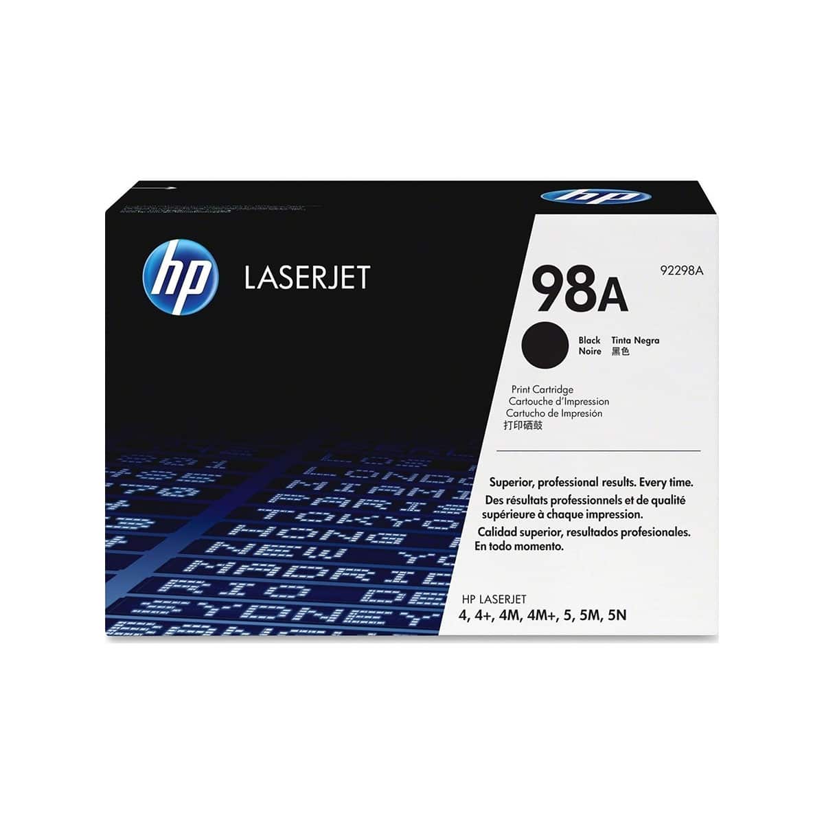 HP 98A Toner Laser Εκτυπωτή Μαύρο 6800 Σελίδων (92298A)