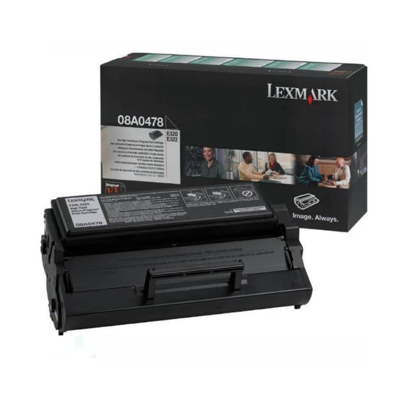 Lexmark 08A0478 Toner Laser Εκτυπωτή Μαύρο High Yield 6000 Σελίδων